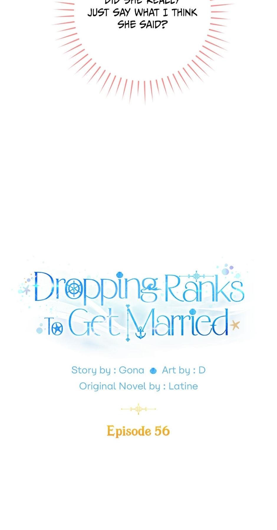 Dropping Ranks To Get Married Chapter 56 page 10 - 