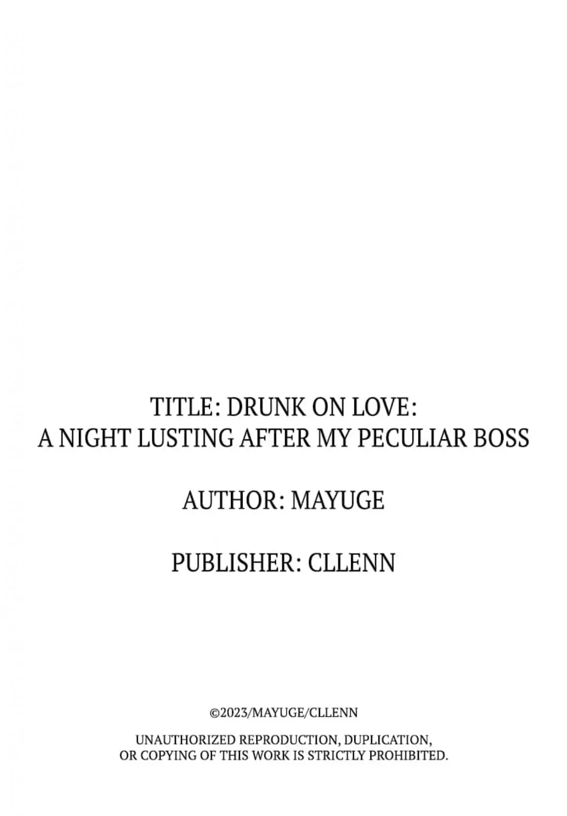 Drunk on Love: A Night Lusting After My Peculiar Boss Chapter 1 page 27 - 