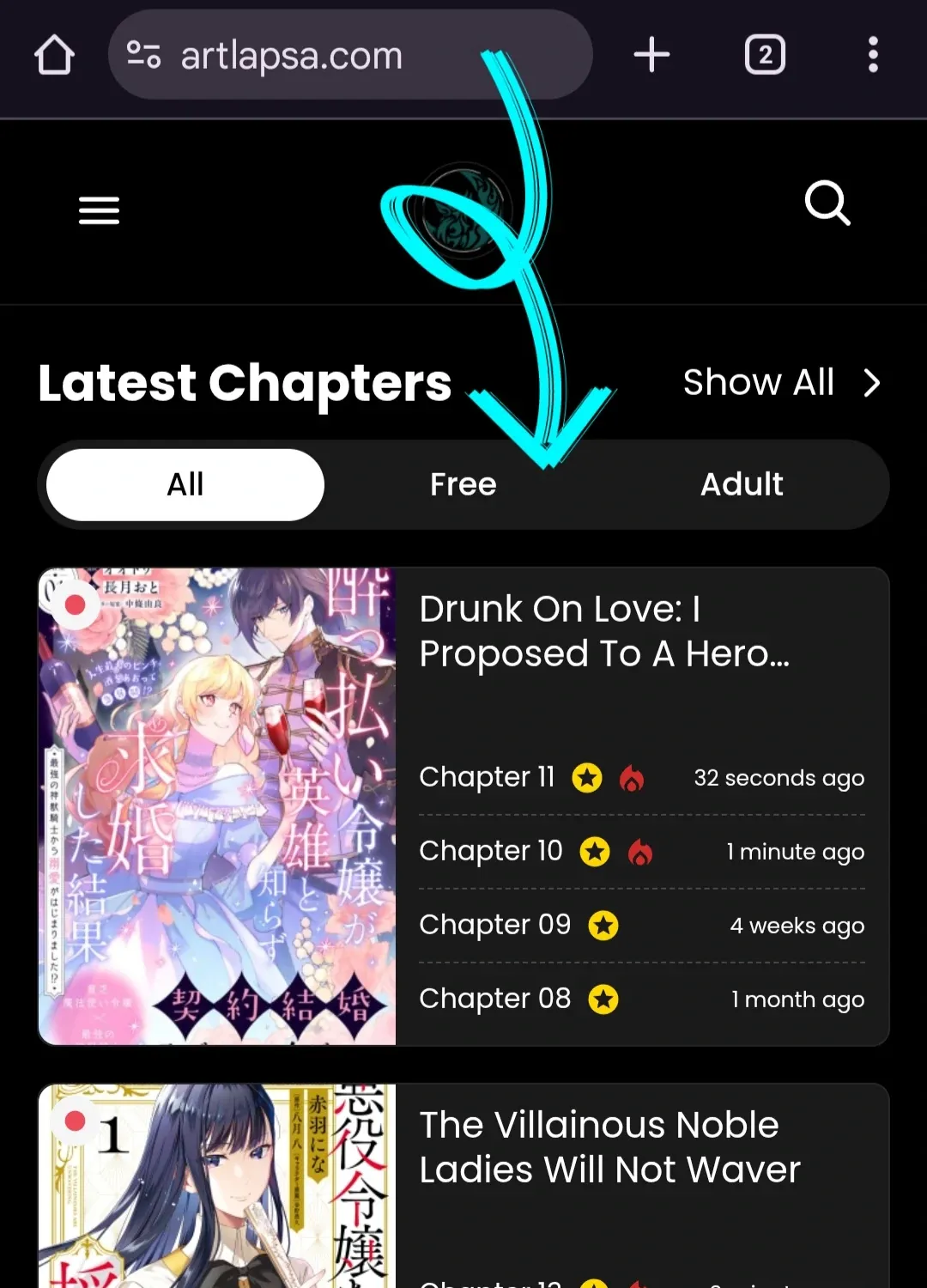 Drunk on Love: I Proposed to a Hero Without Knowing Chapter 7 page 1 - 