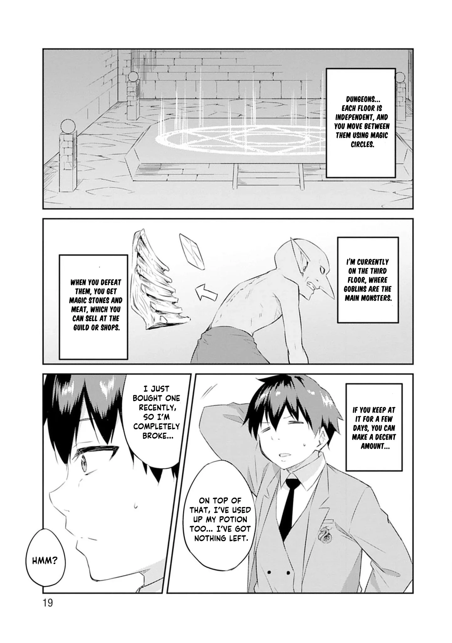 Dungeon de Nariagare! Osananajimi kara no Kirawarete Goblin ni Saekate Nakatta Ore ga, Dungeon Ruler no Shidou wo Uketara Tsuyoku Nareta no de Imouto to Musou shimasu Chapter 1 page 18 - 