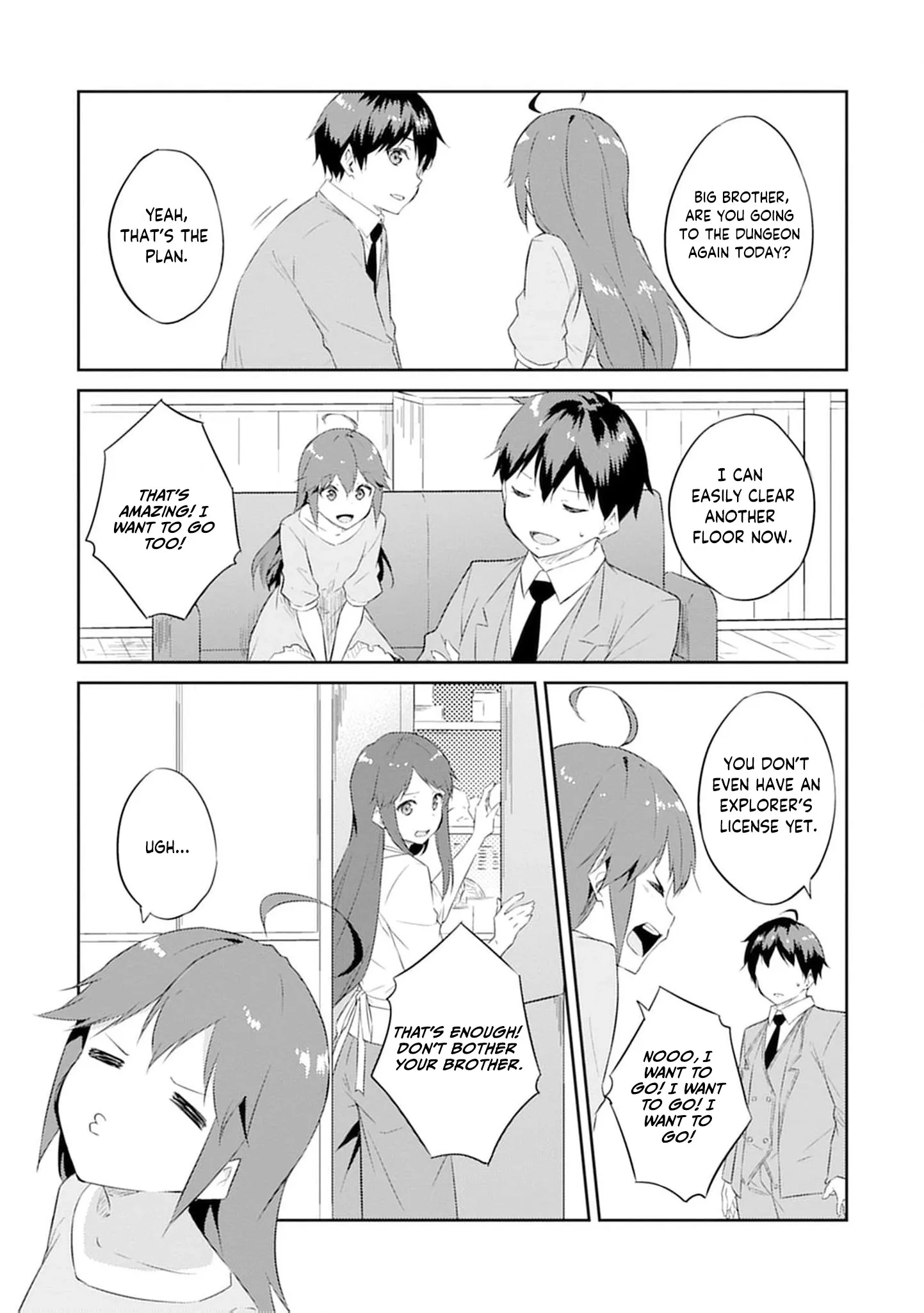Dungeon de Nariagare! Osananajimi kara no Kirawarete Goblin ni Saekate Nakatta Ore ga, Dungeon Ruler no Shidou wo Uketara Tsuyoku Nareta no de Imouto to Musou shimasu Chapter 2 page 9 - 
