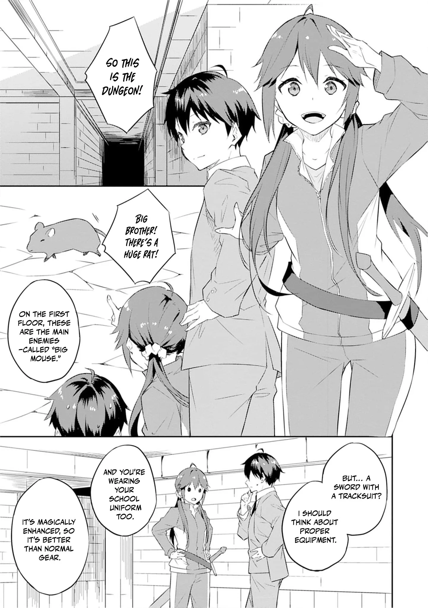 Dungeon de Nariagare! Osananajimi kara no Kirawarete Goblin ni Saekate Nakatta Ore ga, Dungeon Ruler no Shidou wo Uketara Tsuyoku Nareta no de Imouto to Musou shimasu Chapter 3 page 19 - 