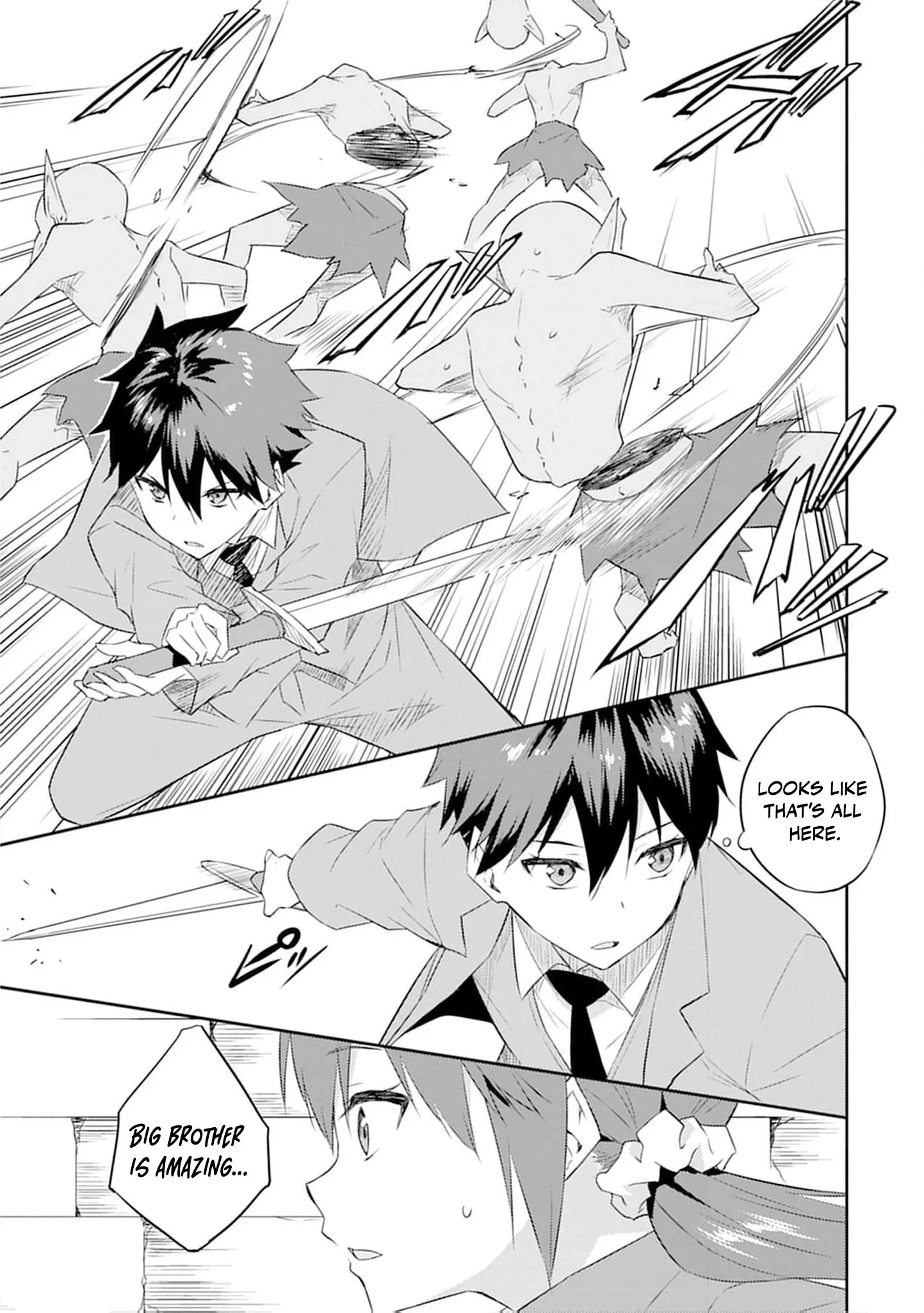 Dungeon de Nariagare! Osananajimi kara no Kirawarete Goblin ni Saekate Nakatta Ore ga, Dungeon Ruler no Shidou wo Uketara Tsuyoku Nareta no de Imouto to Musou shimasu Chapter 3 page 21 - 