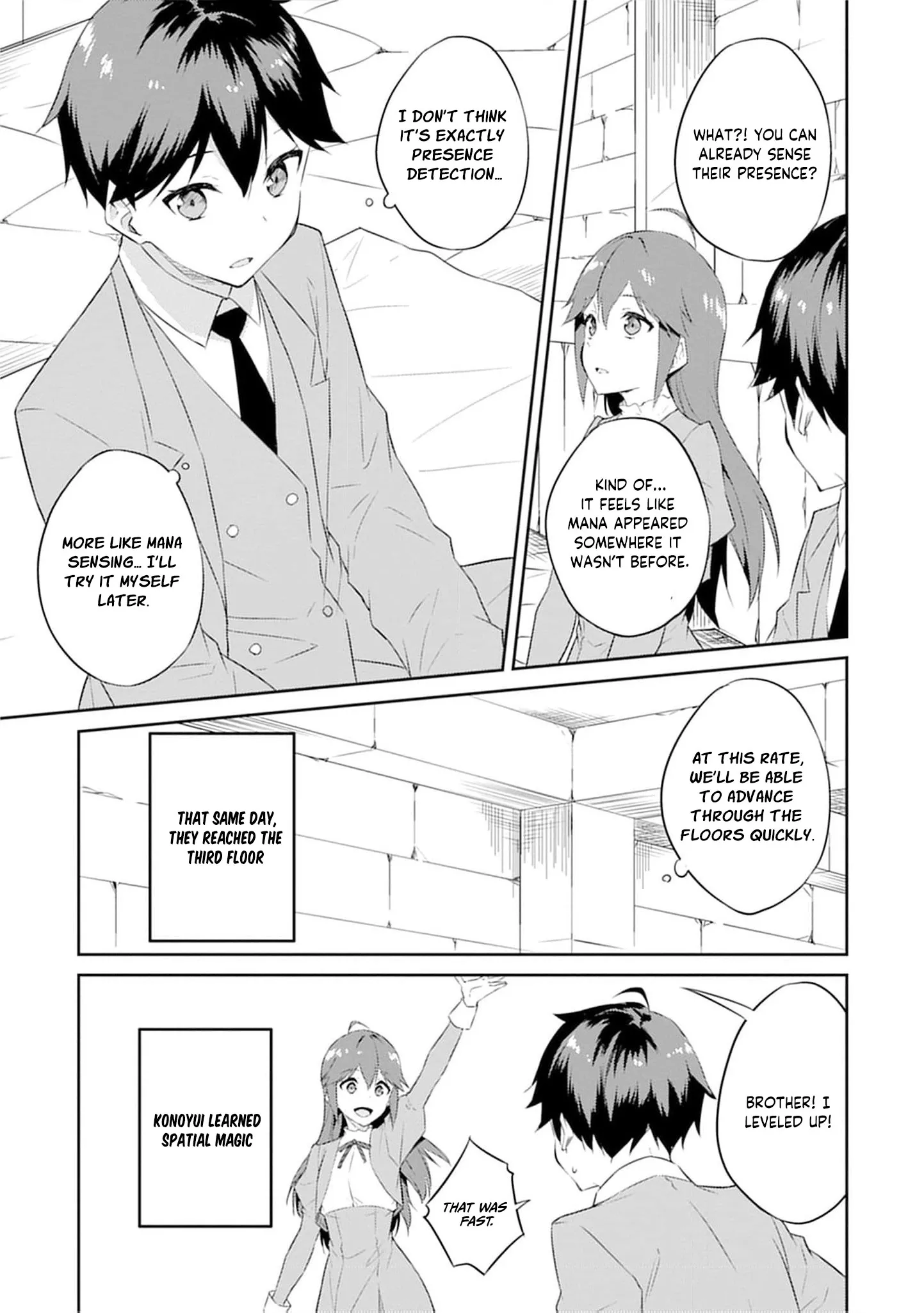 Dungeon de Nariagare! Osananajimi kara no Kirawarete Goblin ni Saekate Nakatta Ore ga, Dungeon Ruler no Shidou wo Uketara Tsuyoku Nareta no de Imouto to Musou shimasu Chapter 4 page 19 - 
