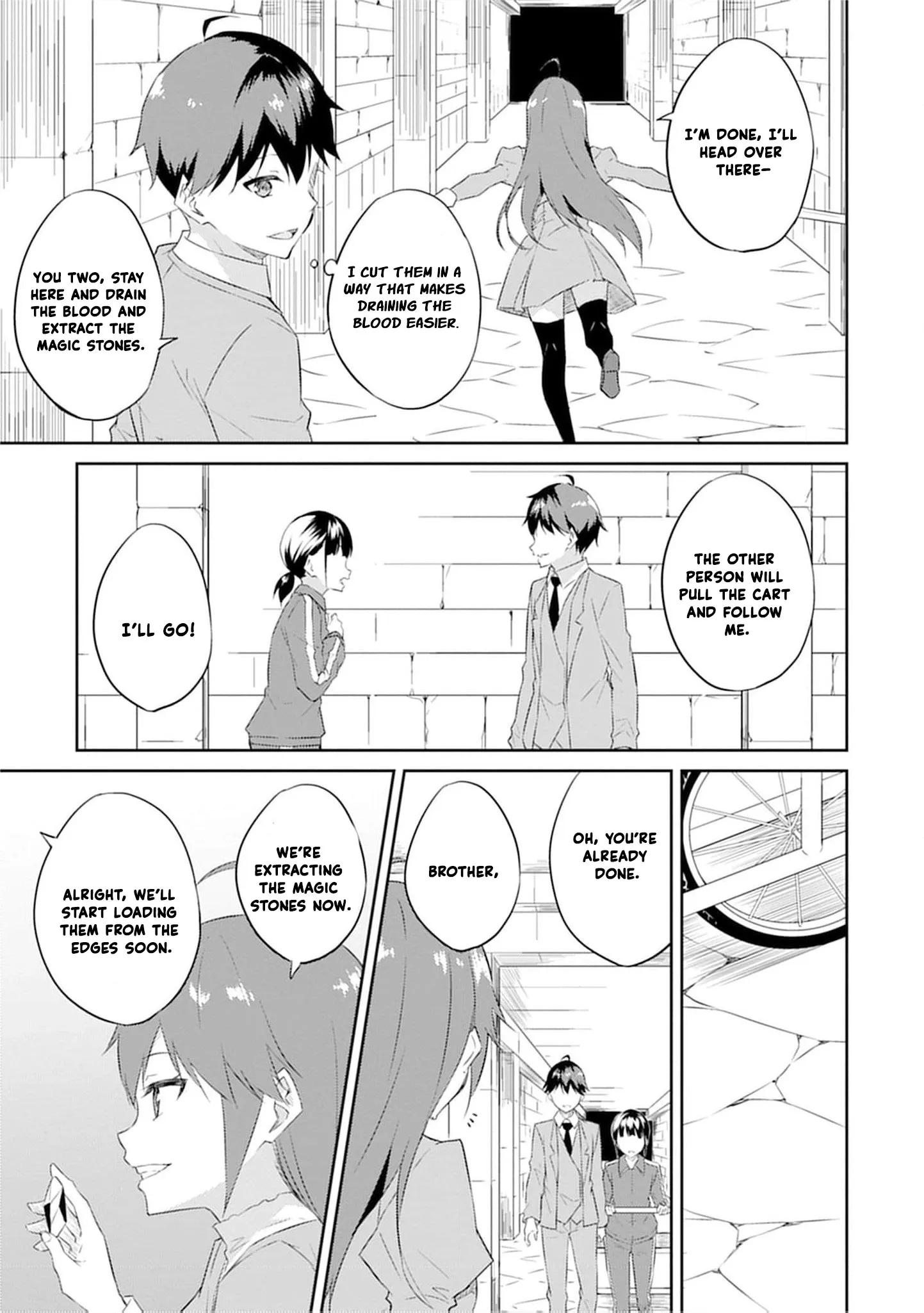 Dungeon de Nariagare! Osananajimi kara no Kirawarete Goblin ni Saekate Nakatta Ore ga, Dungeon Ruler no Shidou wo Uketara Tsuyoku Nareta no de Imouto to Musou shimasu Chapter 5 page 13 - 