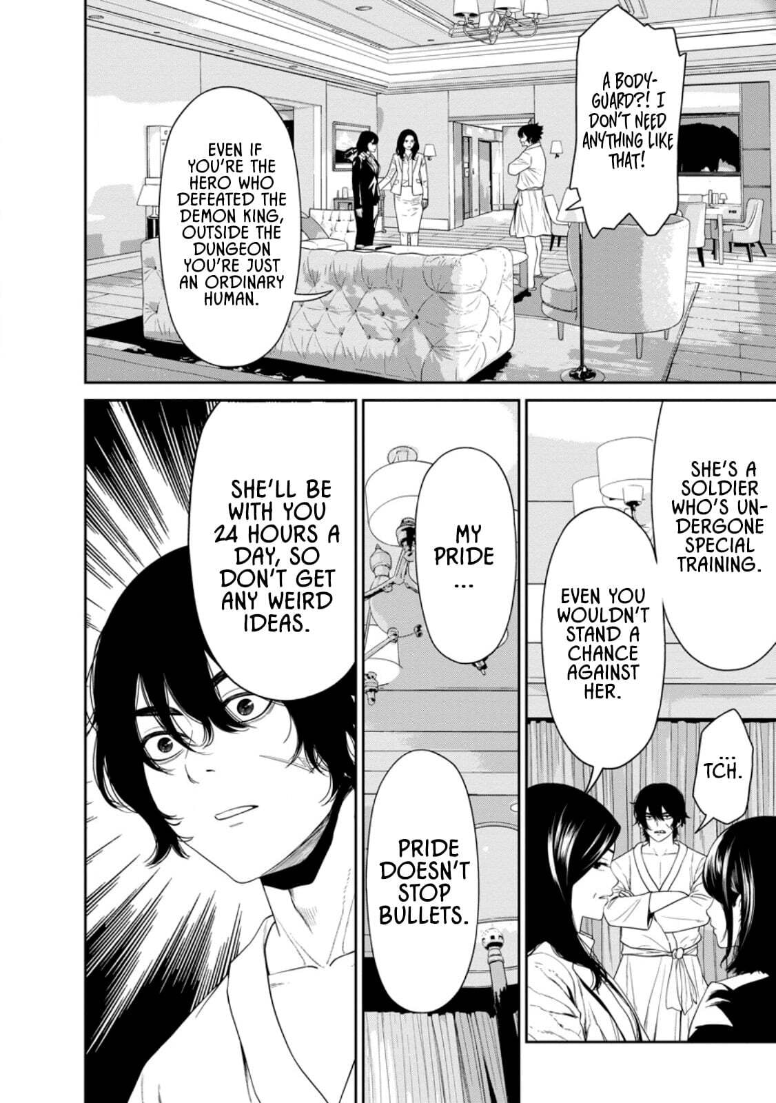 Dungeon de Tatakai Tsuzukete 20-nen no Doutei Yuusha, Chijou ni Modottara Danjohi 1:1000 no Sekai Datta Chapter 3.1 page 5 - 