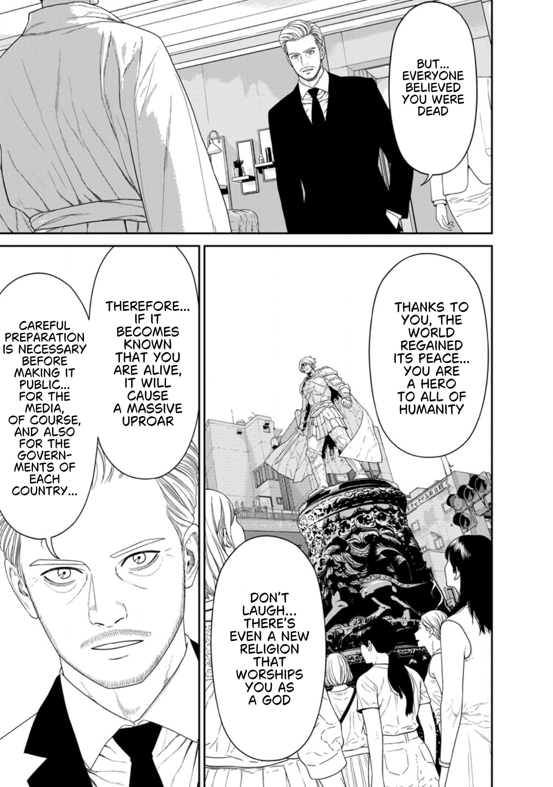 Dungeon de Tatakai Tsuzukete 20-nen no Doutei Yuusha, Chijou ni Modottara Danjohi 1:1000 no Sekai Datta Chapter 3.2 page 3 - 