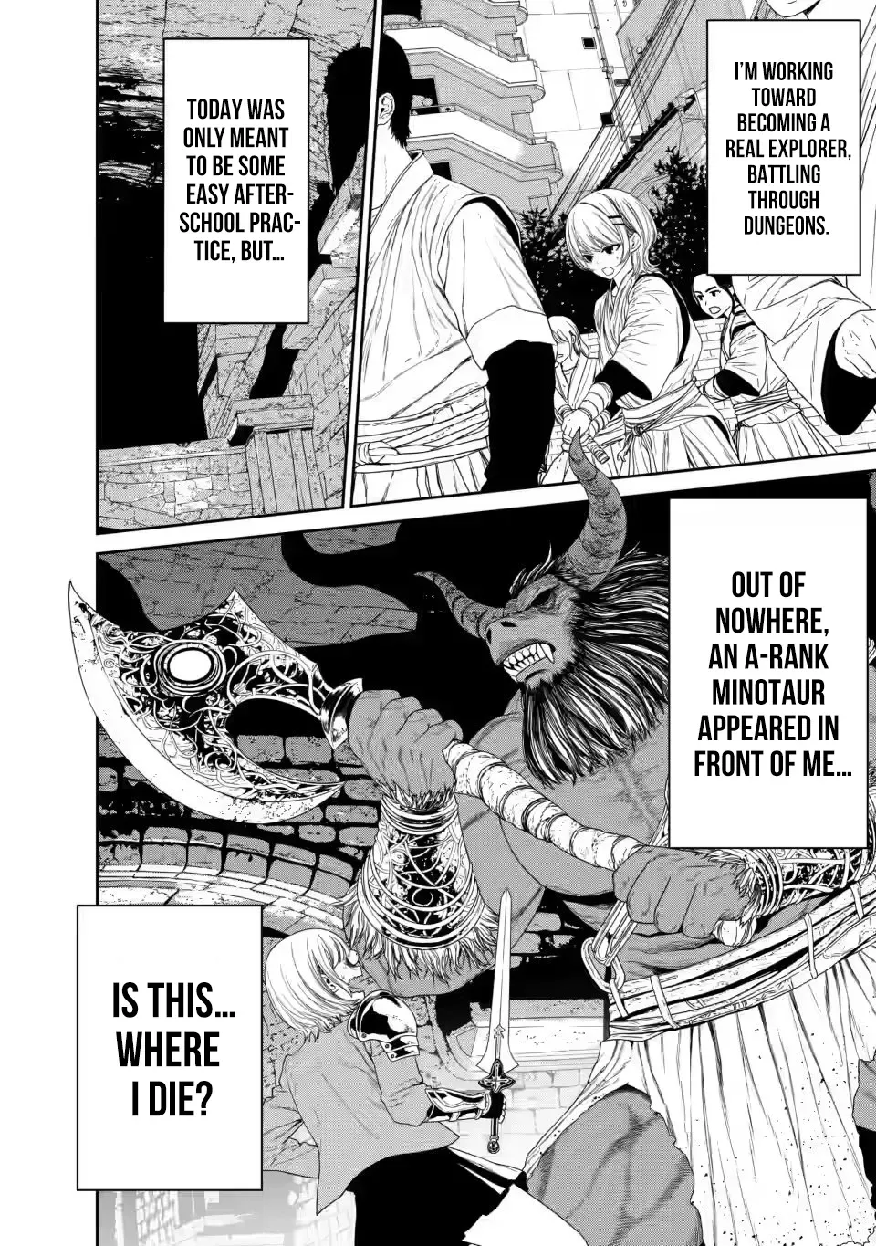 Dungeon de Tatakaitsuzukete 20-nen no Doutei Yuusha, Chijou ni Modottara Danjoubi 1:1000 no Sekai Datta Chapter 1.1 page 4 - 