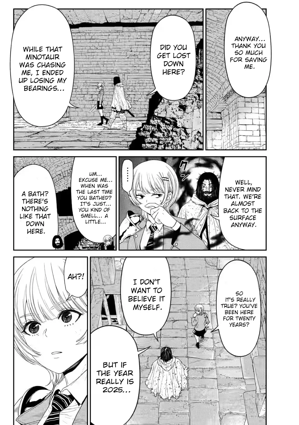 Dungeon de Tatakaitsuzukete 20-nen no Doutei Yuusha, Chijou ni Modottara Danjoubi 1:1000 no Sekai Datta Chapter 1.2 page 4 - 
