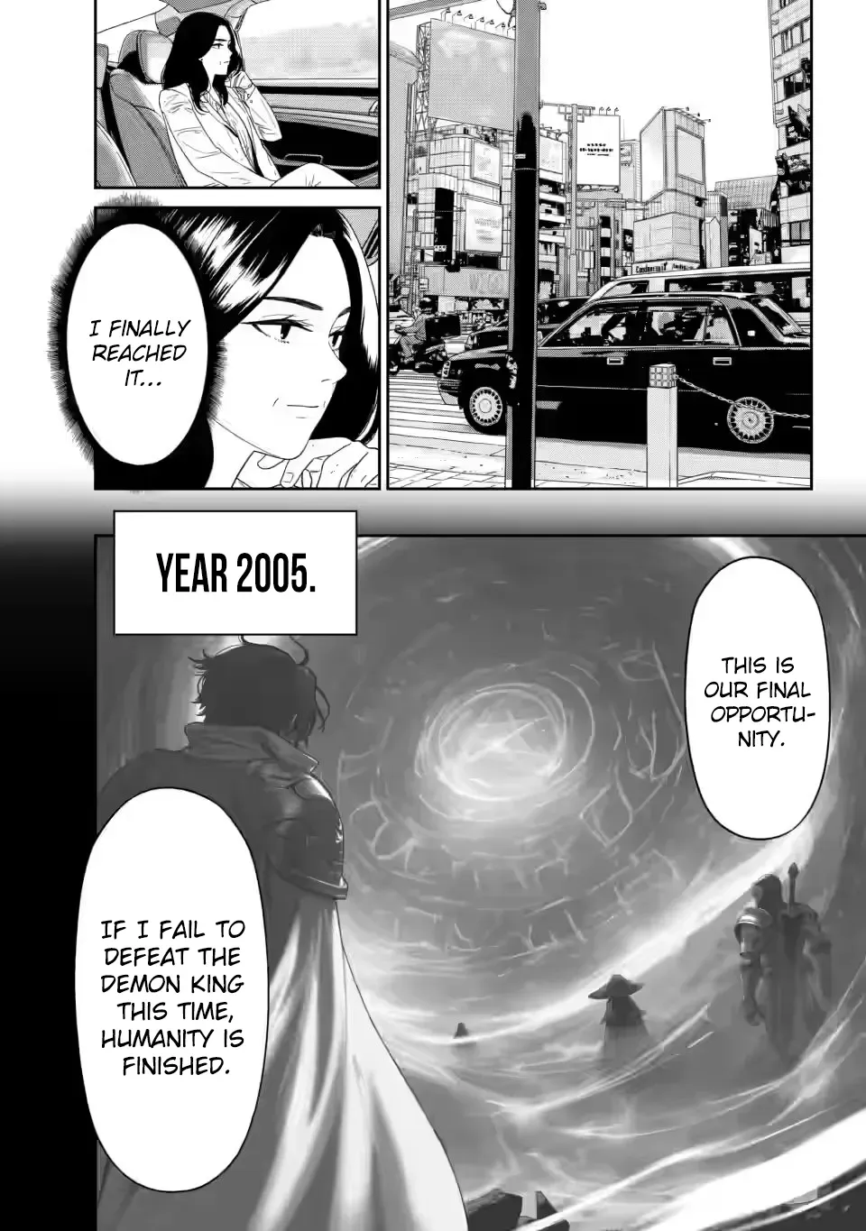 Dungeon de Tatakaitsuzukete 20-nen no Doutei Yuusha, Chijou ni Modottara Danjoubi 1:1000 no Sekai Datta Chapter 1.2 page 7 - 