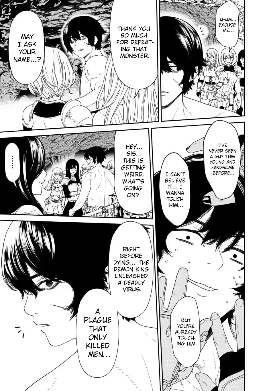Dungeon de Tatakaitsuzukete 20-nen no Doutei Yuusha, Chijou ni Modottara Danjoubi 1:1000 no Sekai Datta Chapter 1.3 page 12 - 