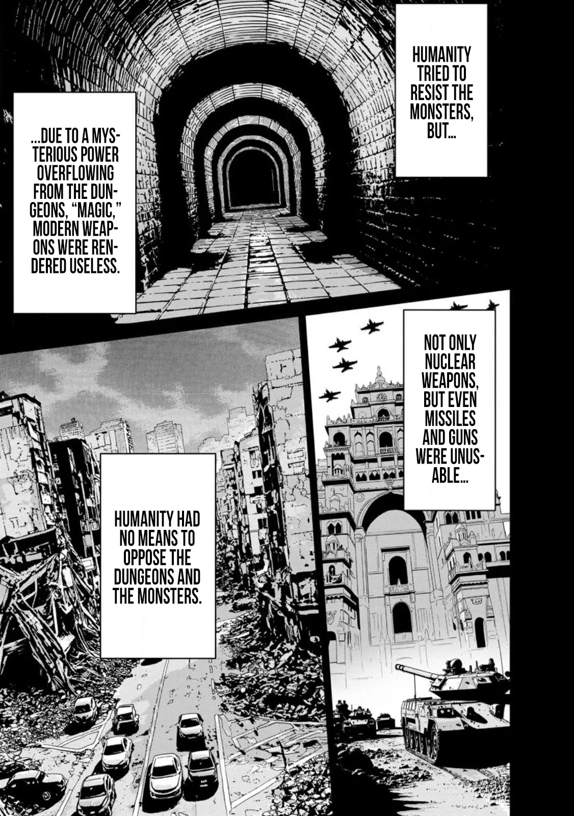Dungeon de Tatakaitsuzukete 20-nen no Doutei Yuusha, Chijou ni Modottara Danjoubi 1:1000 no Sekai Datta Chapter 2 page 6 - 