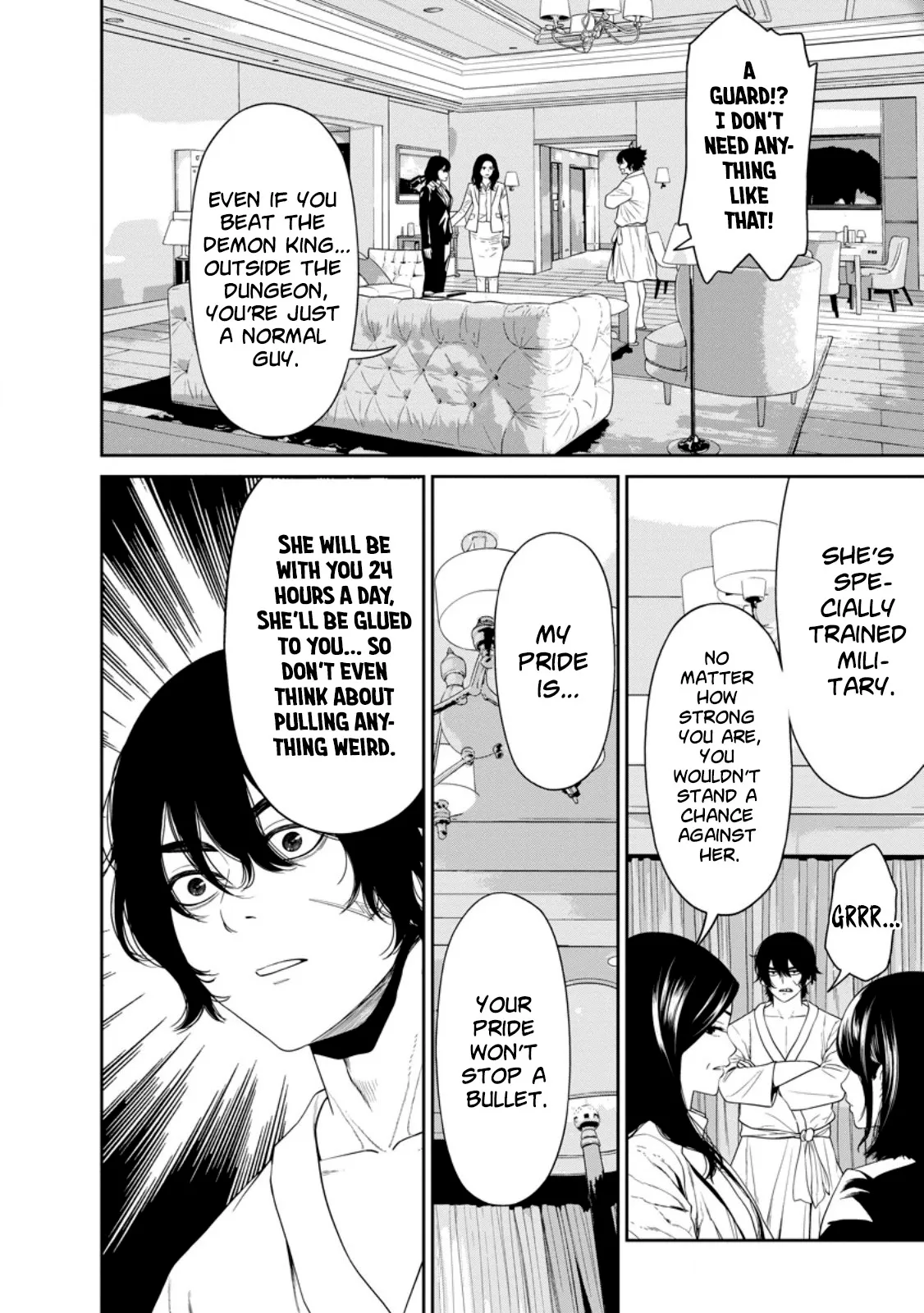 Dungeon de Tatakaitsuzukete 20-nen no Doutei Yuusha, Chijou ni Modottara Danjoubi 1:1000 no Sekai Datta Chapter 3.1 page 5 - 