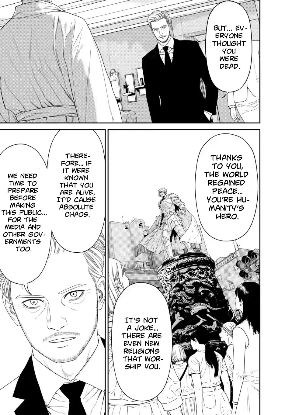 Dungeon de Tatakaitsuzukete 20-nen no Doutei Yuusha, Chijou ni Modottara Danjoubi 1:1000 no Sekai Datta Chapter 3.2 page 3 - 