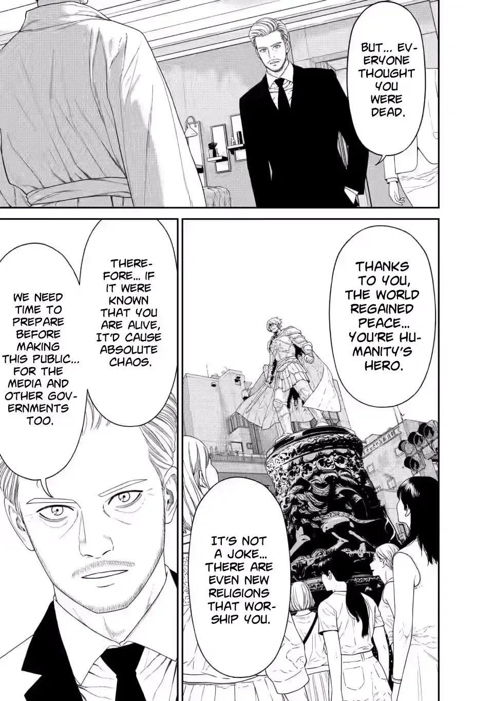 Dungeon de Tatakaitsuzukete 20-nen no Doutei Yuusha, Chijou ni Modottara Danjoubi 1:1000 no Sekai Datta Chapter 3 page 29 - 