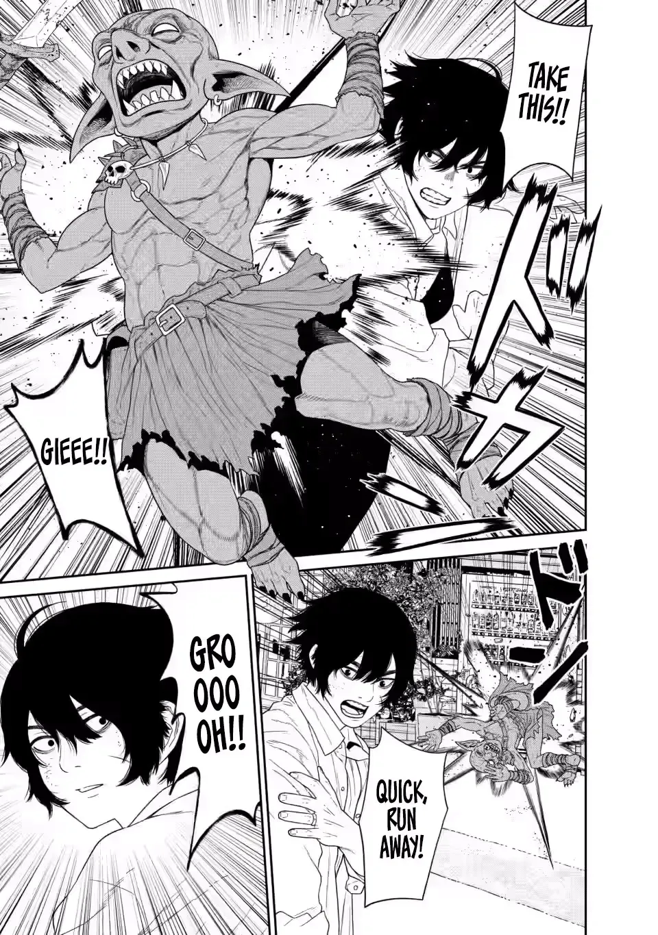 Dungeon de Tatakaitsuzukete 20-nen no Doutei Yuusha, Chijou ni Modottara Danjoubi 1:1000 no Sekai Datta Chapter 3 page 39 - 