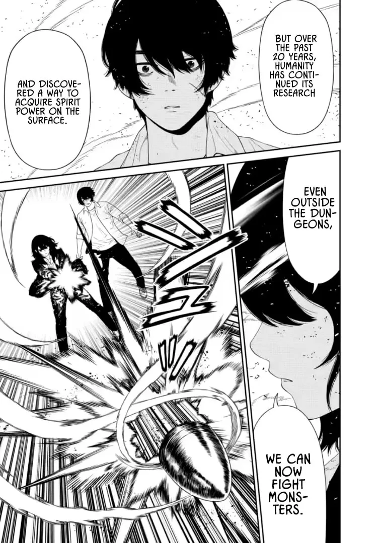 Dungeon de Tatakaitsuzukete 20-nen no Doutei Yuusha, Chijou ni Modottara Danjoubi 1:1000 no Sekai Datta Chapter 4.1 page 4 - 