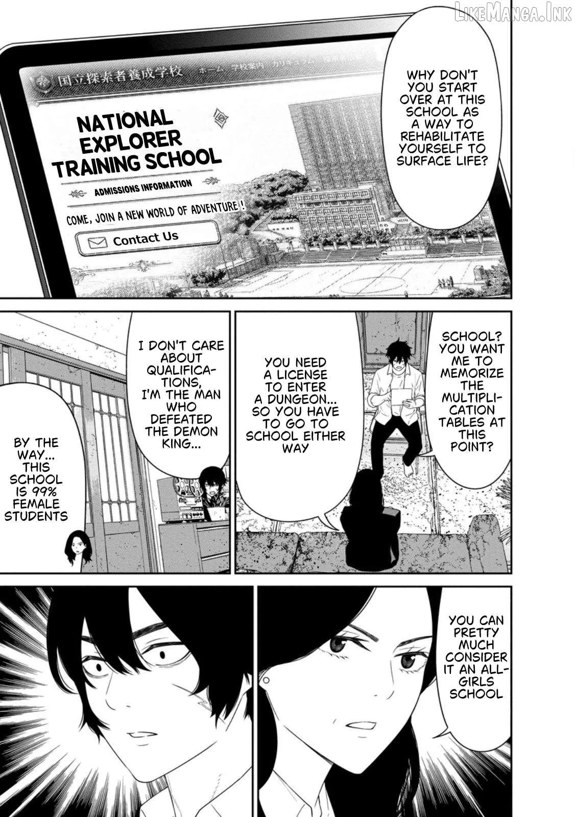 Dungeon de Tatakaitsuzukete 20-nen no Doutei Yuusha, Chijou ni Modottara Danjoubi 1:1000 no Sekai Datta Chapter 5.3 page 4 - 