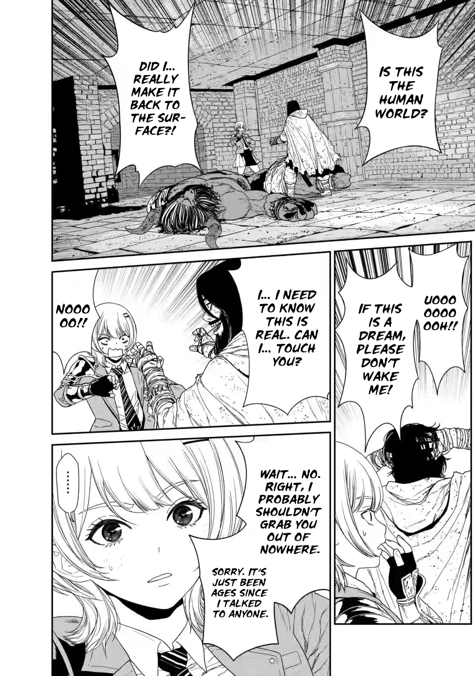 Dungeon de Tatakaitsuzukete 20-nen no Doutei Yuusha, Chijou ni Modottara Danjoubi 1:1000 no Sekai Datta Chapter 1.1 page 14 - 