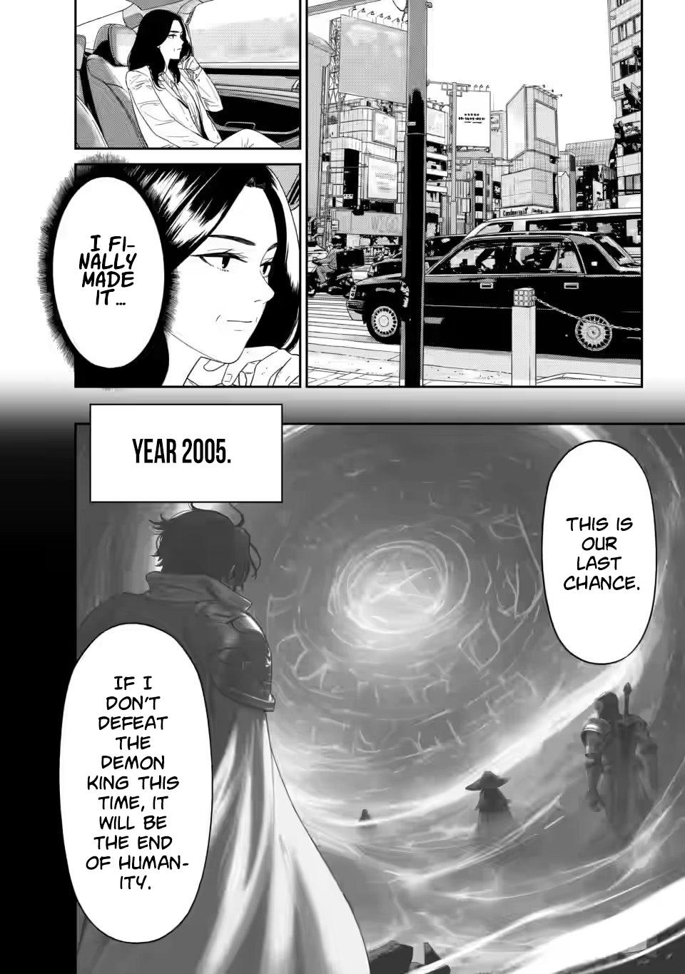 Dungeon de Tatakaitsuzukete 20-nen no Doutei Yuusha, Chijou ni Modottara Danjoubi 1:1000 no Sekai Datta Chapter 1 page 22 - 