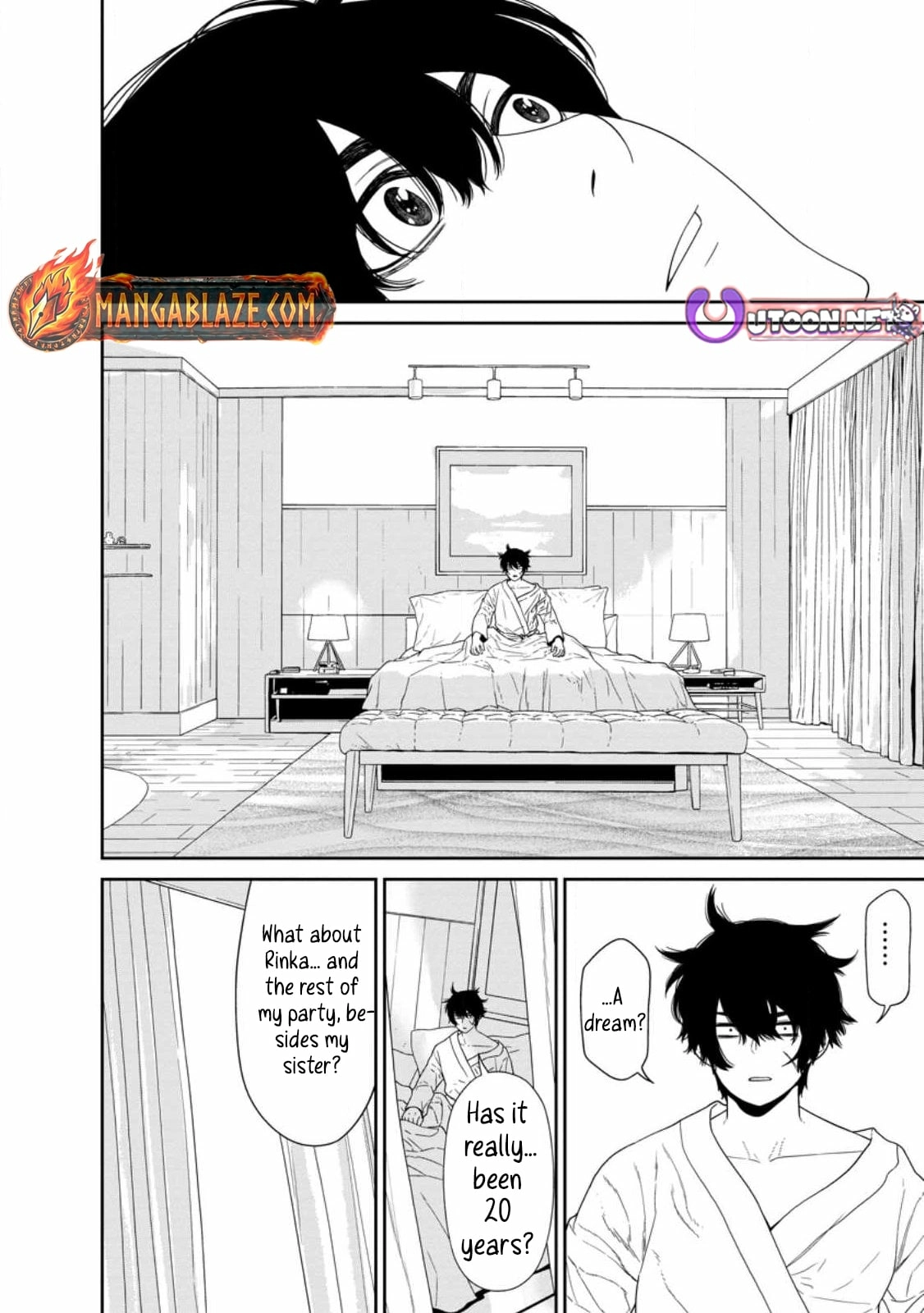 Dungeon de Tatakaitsuzukete 20-nen no Doutei Yuusha, Chijou ni Modottara Danjoubi 1:1000 no Sekai Datta Chapter 2.1 page 13 - 