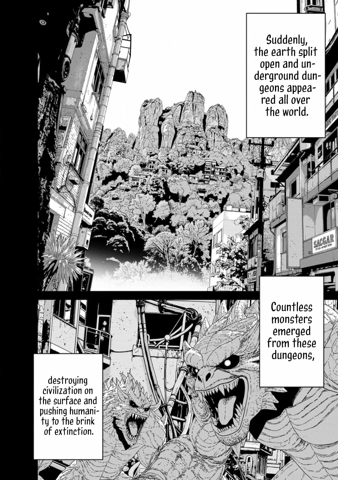 Dungeon de Tatakaitsuzukete 20-nen no Doutei Yuusha, Chijou ni Modottara Danjoubi 1:1000 no Sekai Datta Chapter 2.1 page 7 - 