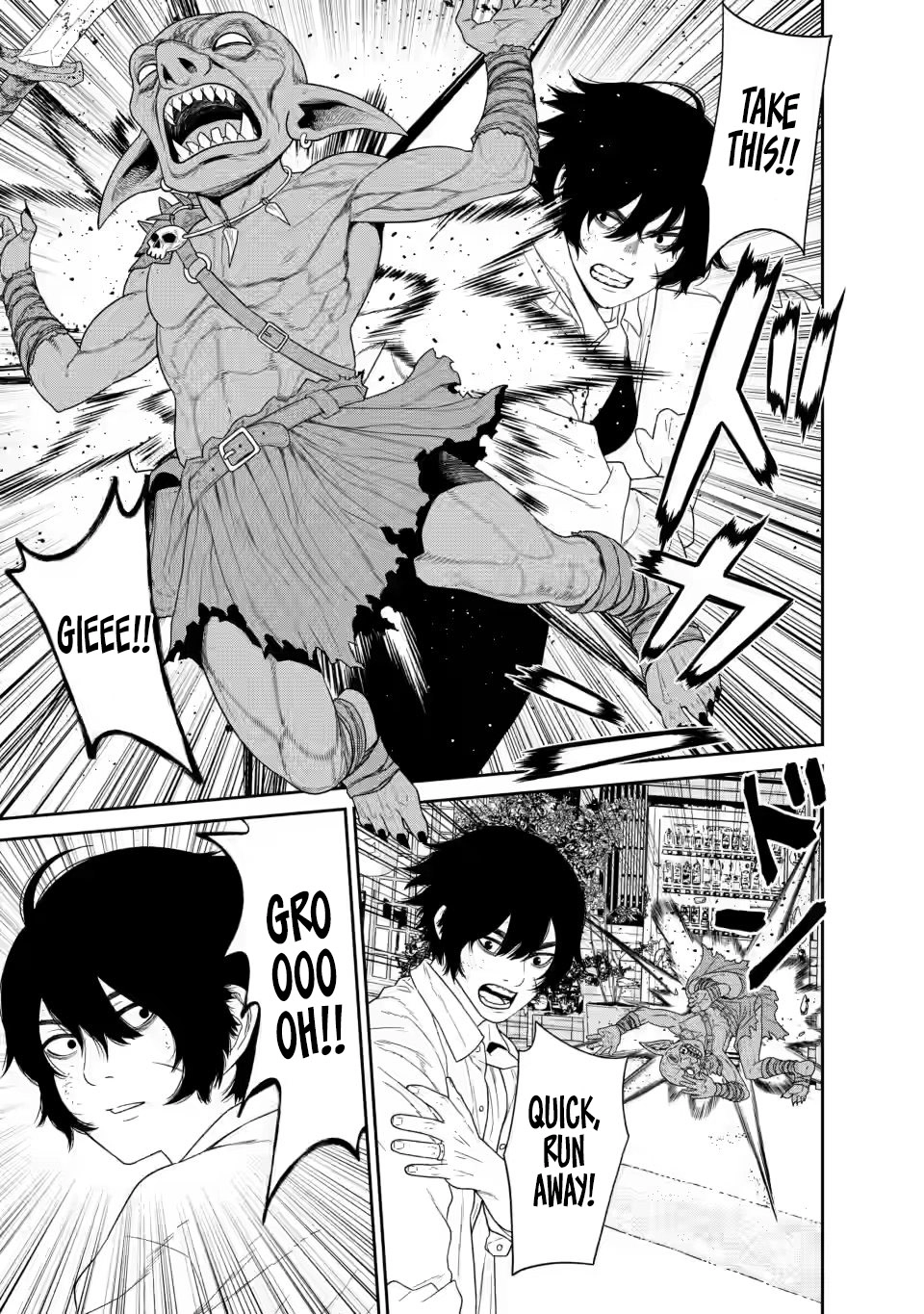 Dungeon de Tatakaitsuzukete 20-nen no Doutei Yuusha, Chijou ni Modottara Danjoubi 1:1000 no Sekai Datta Chapter 3.2 page 13 - 