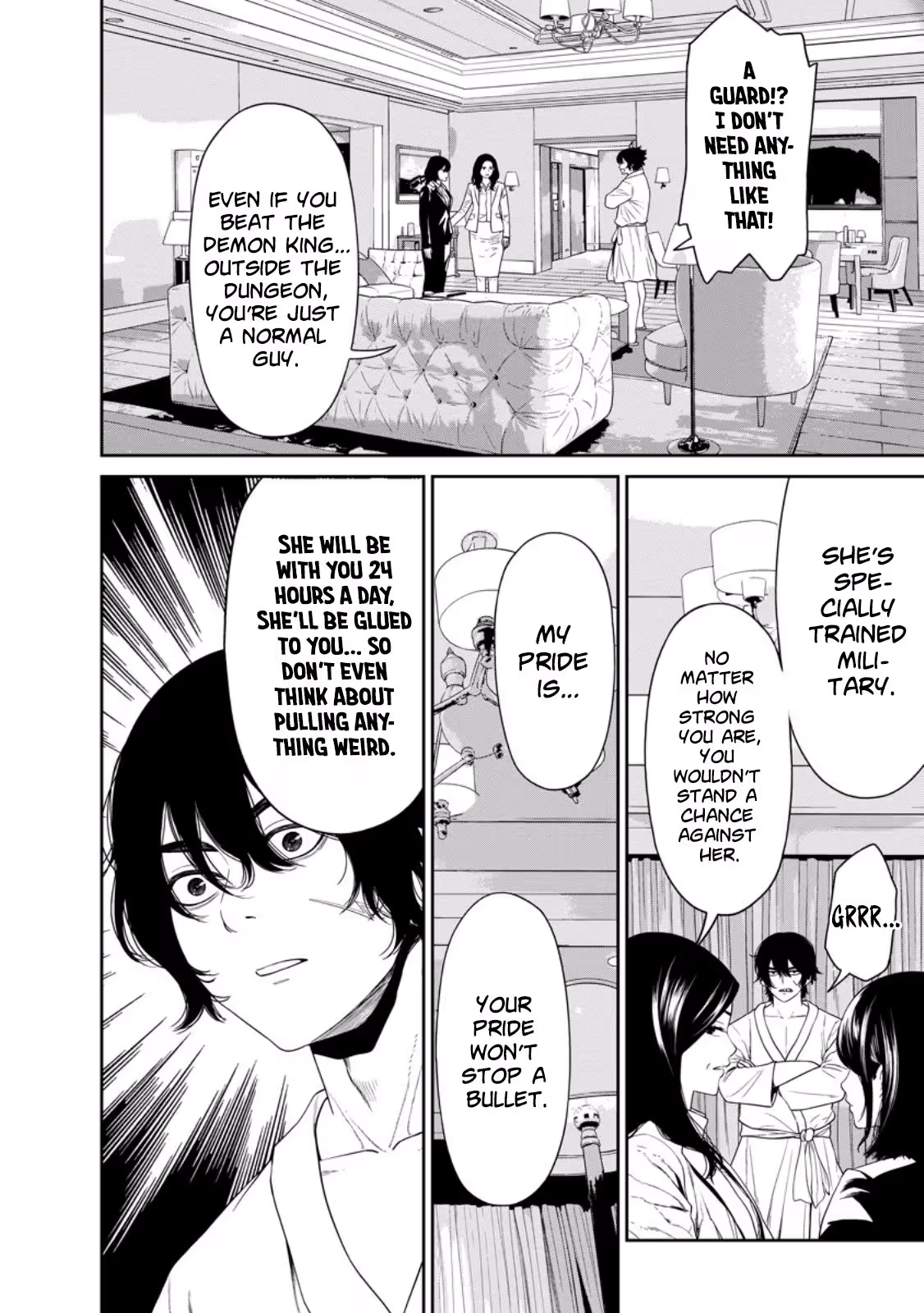 Dungeon de Tatakaitsuzukete 20-nen no Doutei Yuusha, Chijou ni Modottara Danjoubi 1:1000 no Sekai Datta Chapter 3 page 5 - 