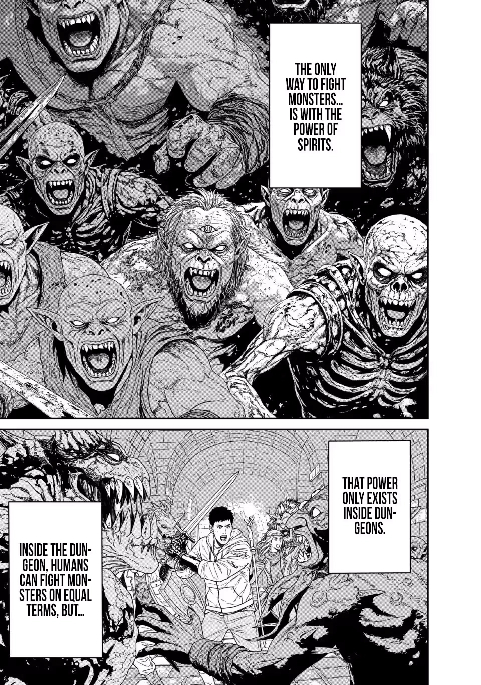 Dungeon de Tatakaitsuzukete 20-nen no Doutei Yuusha, Chijou ni Modottara Danjoubi 1:1000 no Sekai Datta Chapter 4.1 page 2 - 