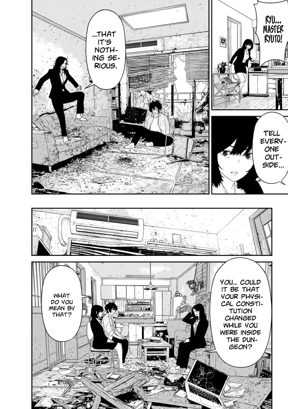 Dungeon de Tatakaitsuzukete 20-nen no Doutei Yuusha, Chijou ni Modottara Danjoubi 1:1000 no Sekai Datta Chapter 5.2 page 11 - 