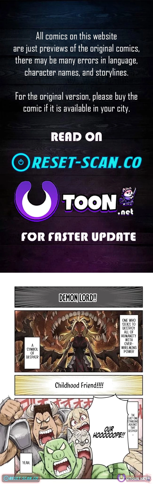Dungeon Friends Forever Chapter 61 page 1 - 