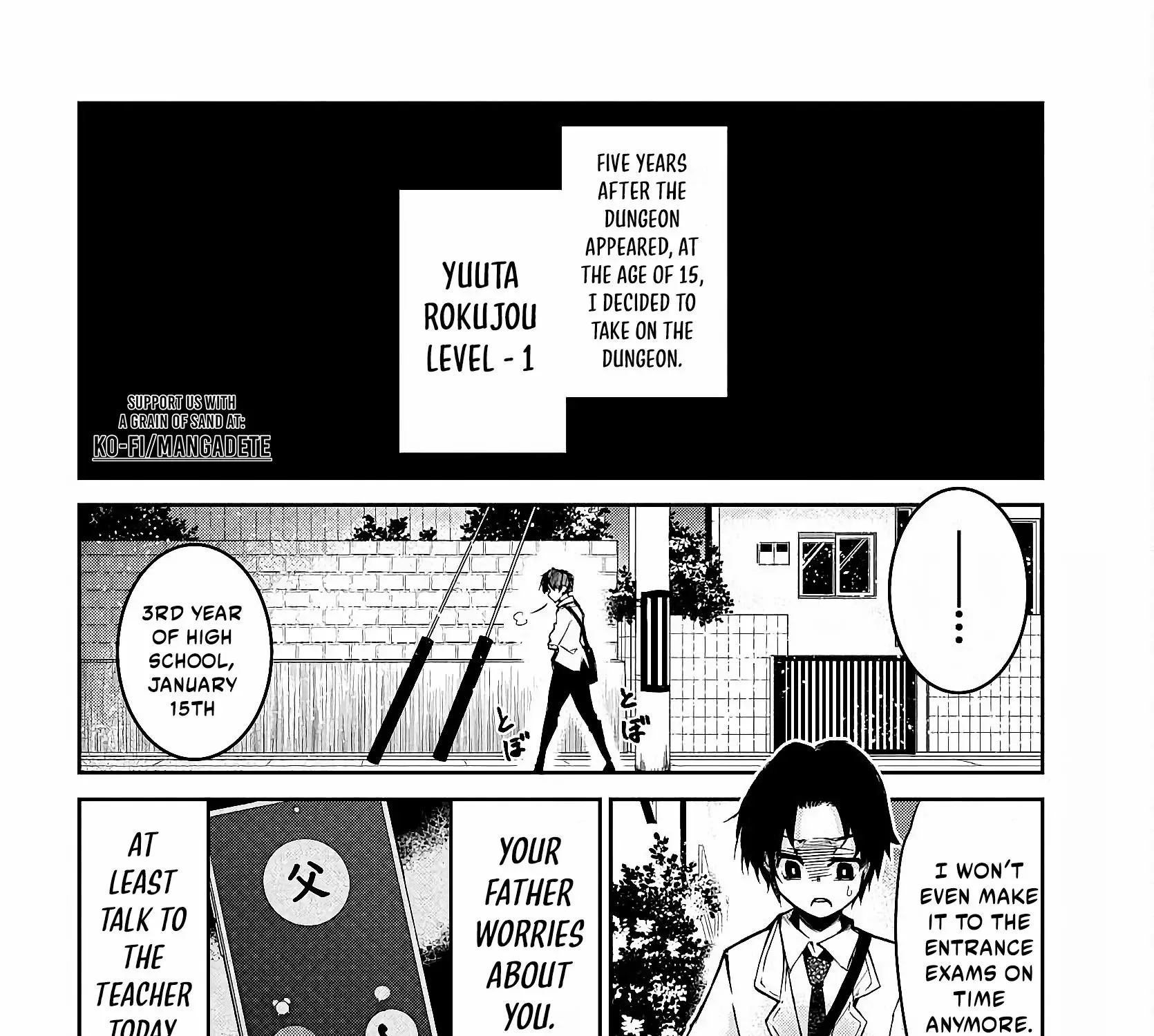 Dungeon Ga Arawarete 5-Nen, 15-Sai De Dungeon Ni Idomu Koto Ni Shita. Chapter 1 page 14 - 