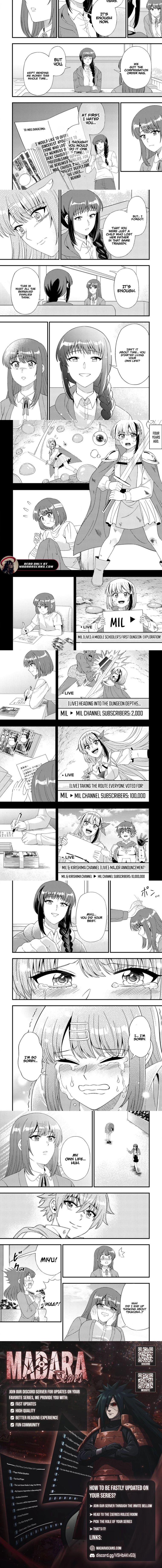 Dungeon Haishin wo Kiriwasurerta Yuumei Haishinsha wo Tasuketara, Densetsu no Tansakusha toshite Bazuri Hajimeta: Inkya no Ore, Nazo Skill da to Omotteita "Rule Mushi" de Ukkari Musou Chapter 14.1 page 2 - 