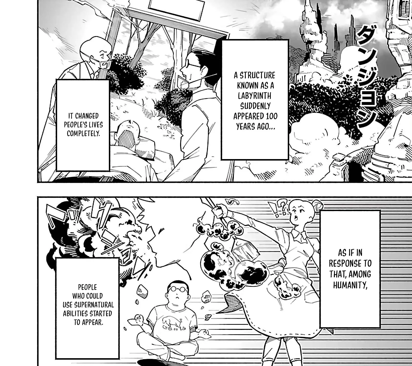 Dungeon” I Helped Someone and Went Viral Without Knowing It “Gameplay Chapter 1 page 14 - 