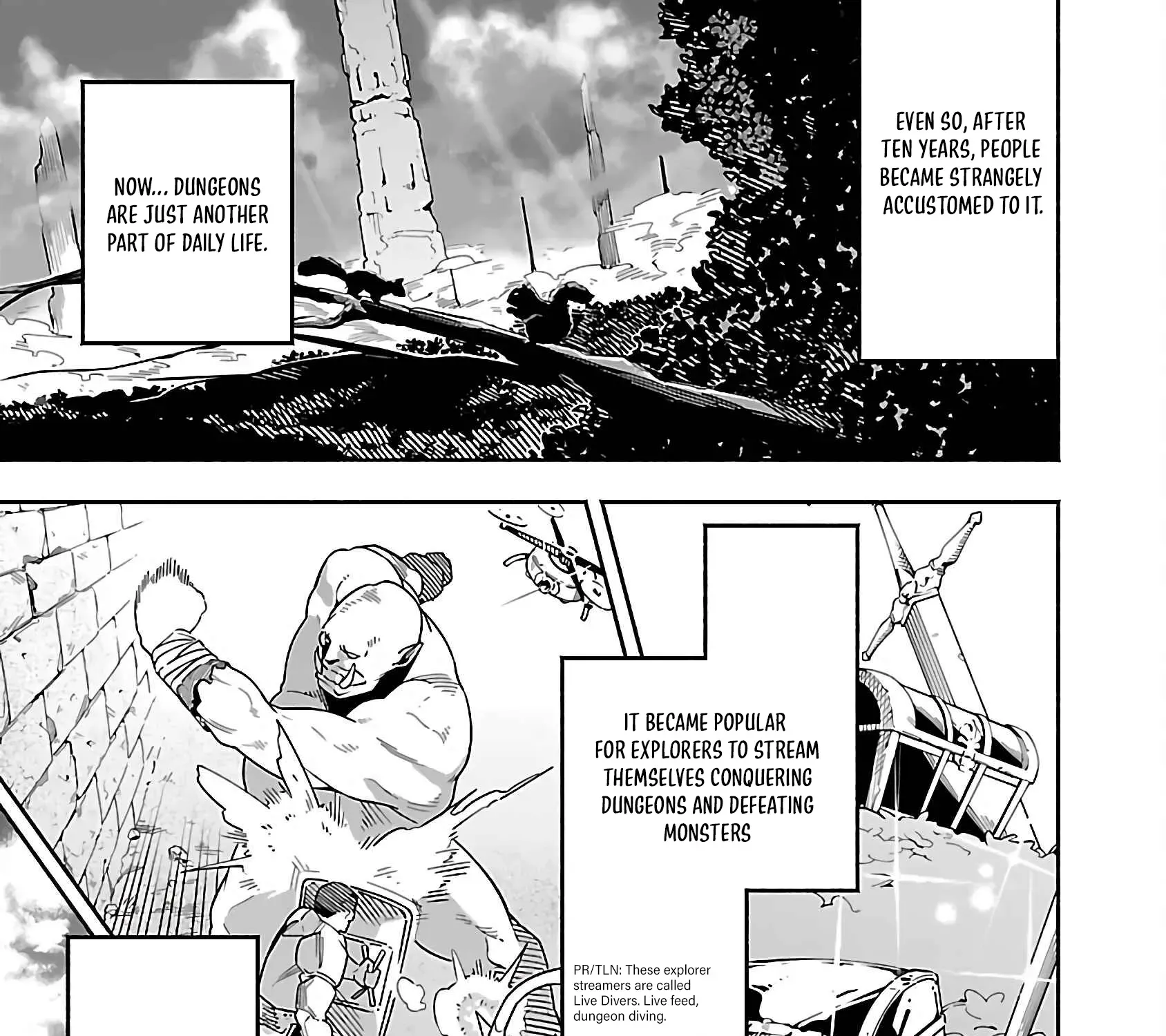 Dungeon” I Helped Someone and Went Viral Without Knowing It “Gameplay Chapter 1 page 16 - 