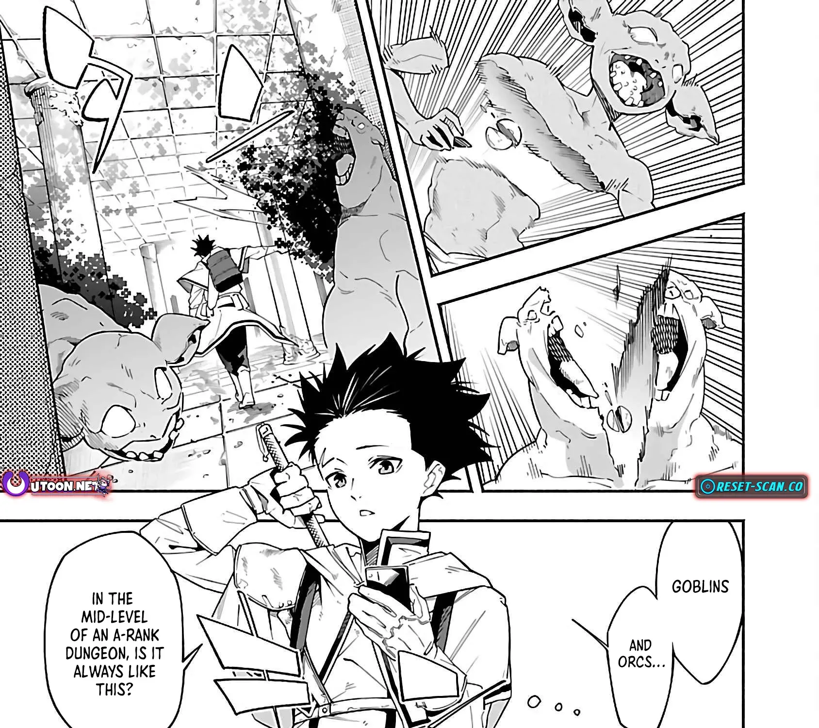 Dungeon” I Helped Someone and Went Viral Without Knowing It “Gameplay Chapter 1 page 4 - 