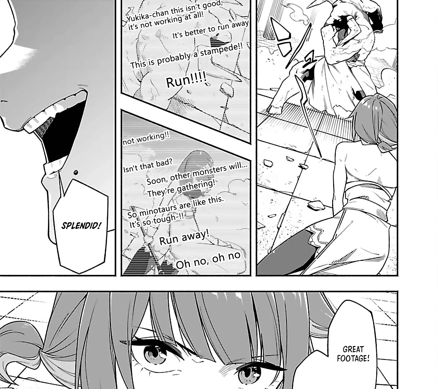 Dungeon” I Helped Someone and Went Viral Without Knowing It “Gameplay Chapter 1 page 40 - 