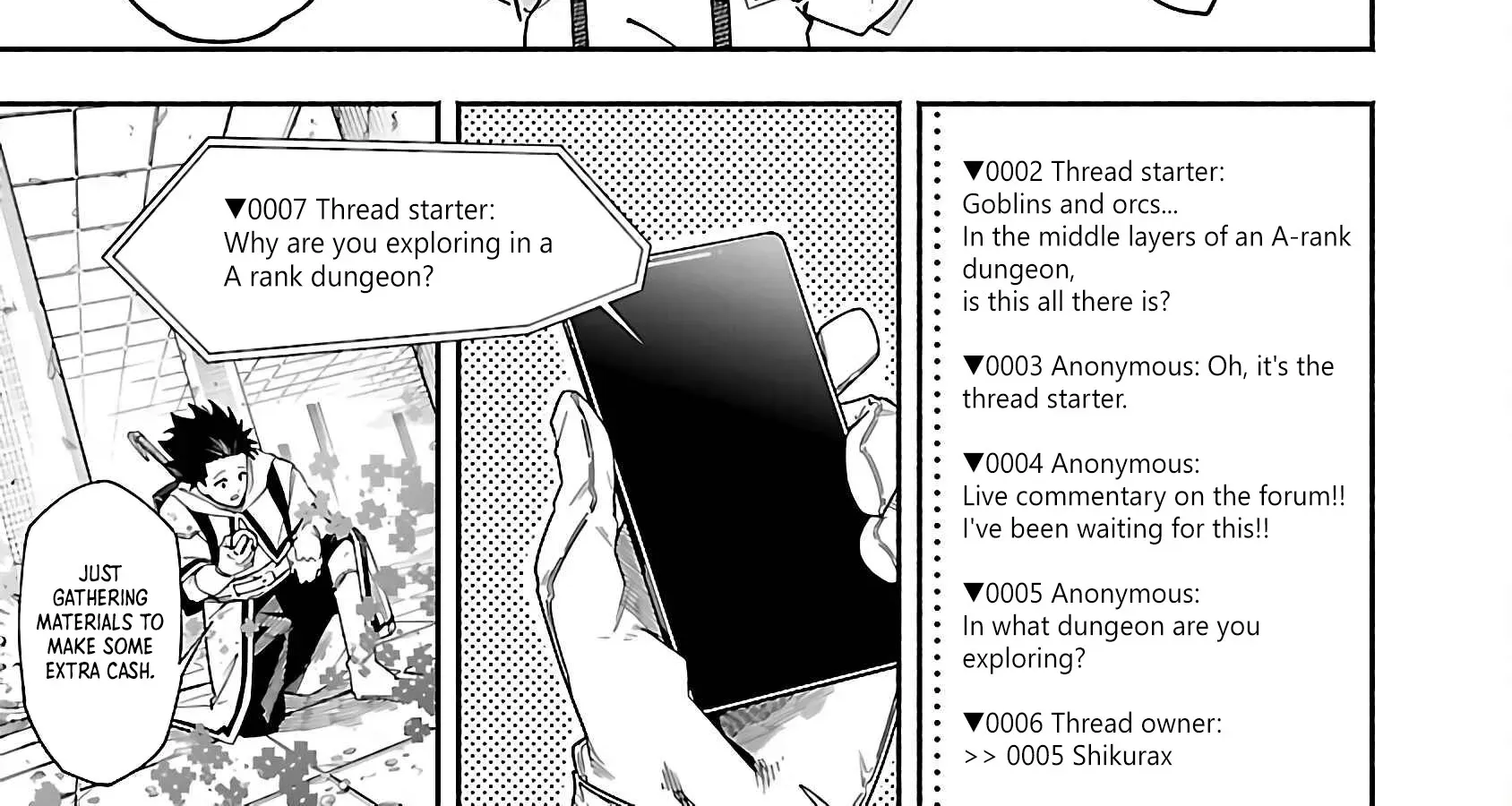 Dungeon” I Helped Someone and Went Viral Without Knowing It “Gameplay Chapter 1 page 5 - 