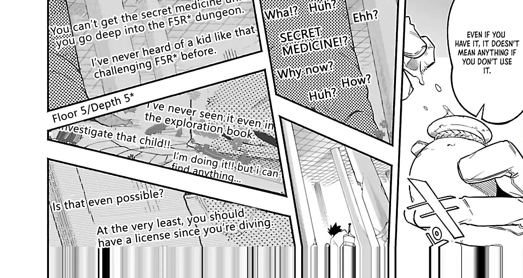 Dungeon” I Helped Someone and Went Viral Without Knowing It “Gameplay Chapter 1 page 71 - 