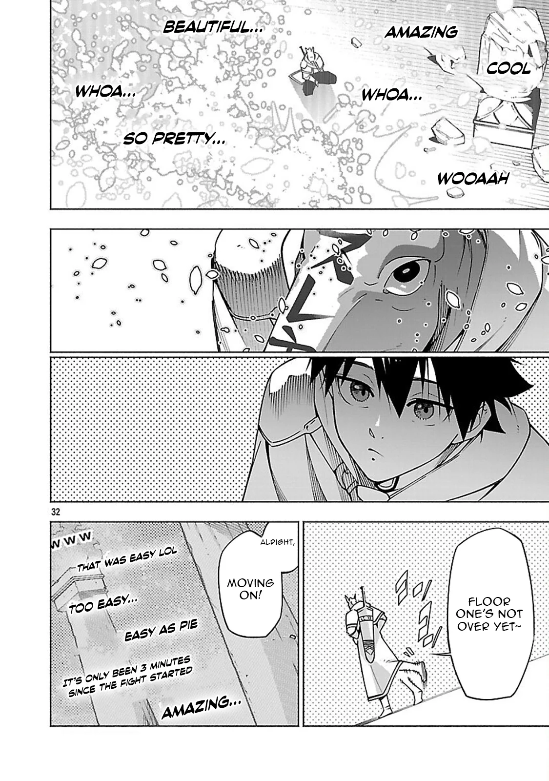 Dungeon” I Helped Someone and Went Viral Without Knowing It “Gameplay Chapter 11 page 36 - 