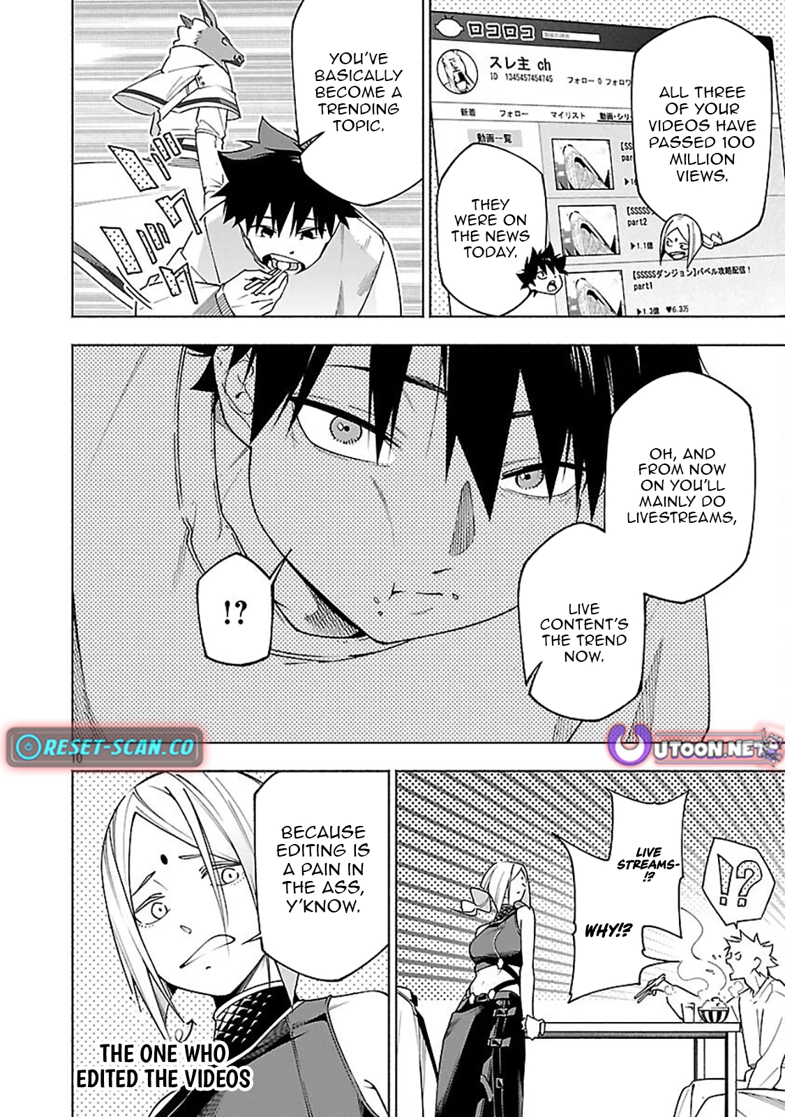 Dungeon” I Helped Someone and Went Viral Without Knowing It “Gameplay Chapter 13 page 11 - 