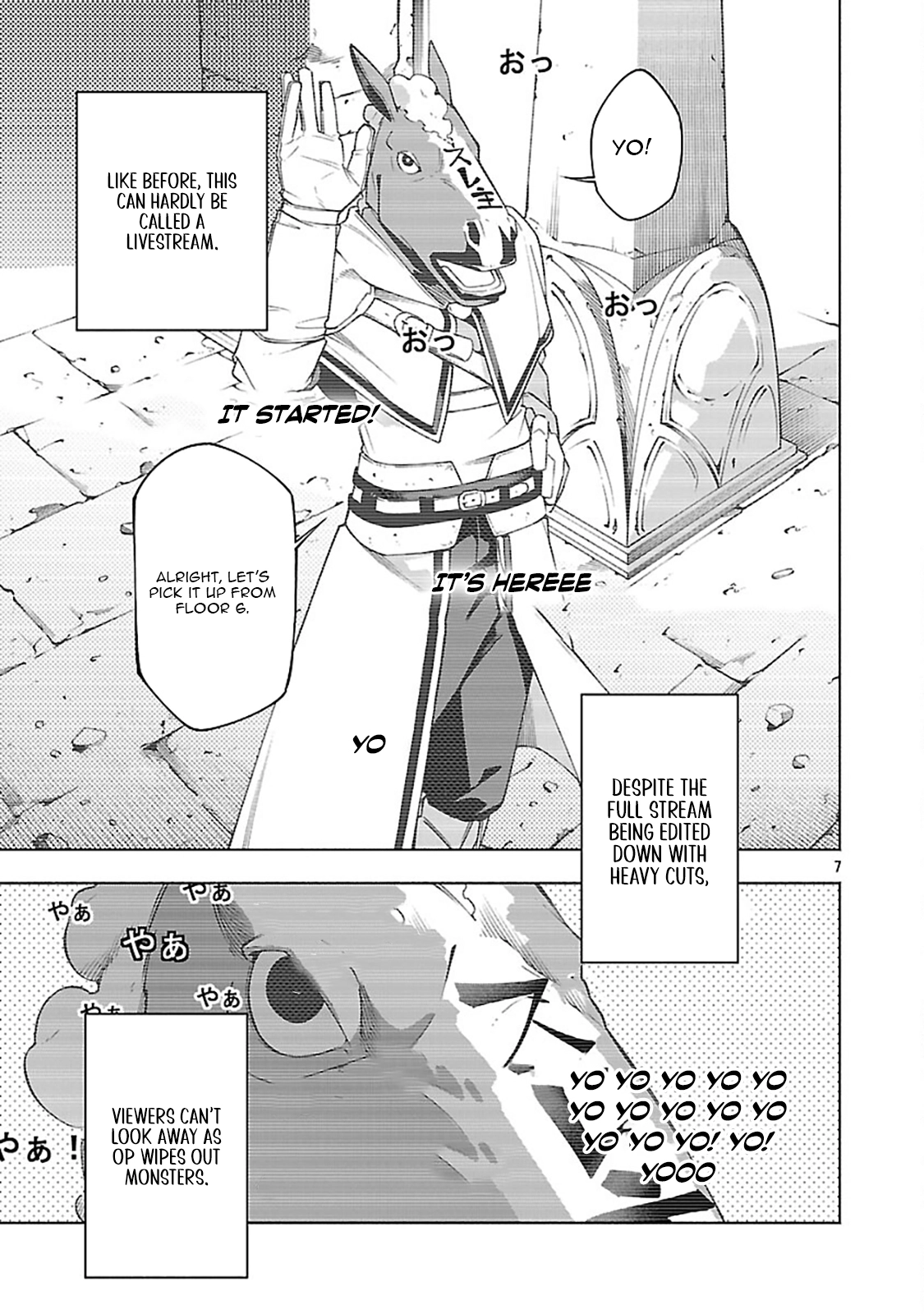 Dungeon” I Helped Someone and Went Viral Without Knowing It “Gameplay Chapter 14 page 8 - 