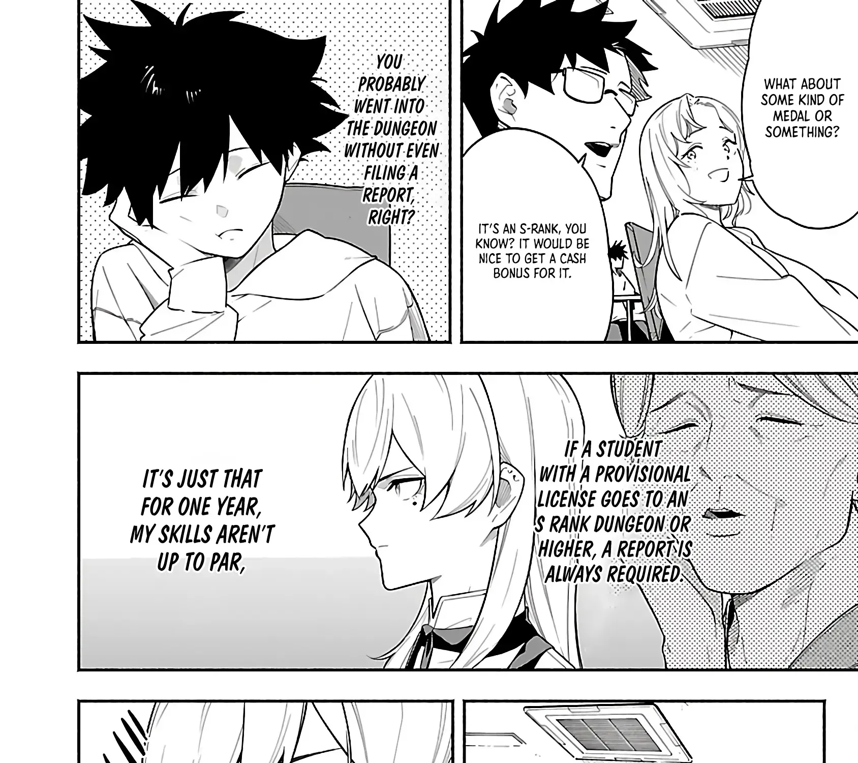 Dungeon” I Helped Someone and Went Viral Without Knowing It “Gameplay Chapter 2 page 36 - 