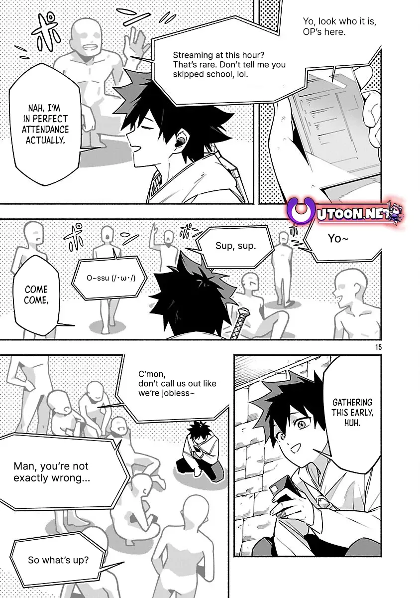 Dungeon” I Helped Someone and Went Viral Without Knowing It “Gameplay Chapter 5 page 18 - 