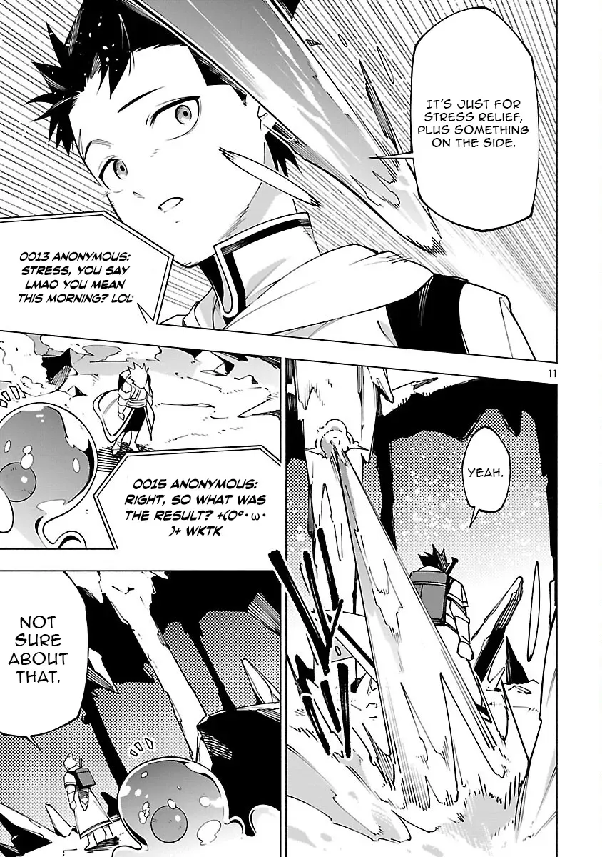 Dungeon” I Helped Someone and Went Viral Without Knowing It “Gameplay Chapter 7 page 12 - 