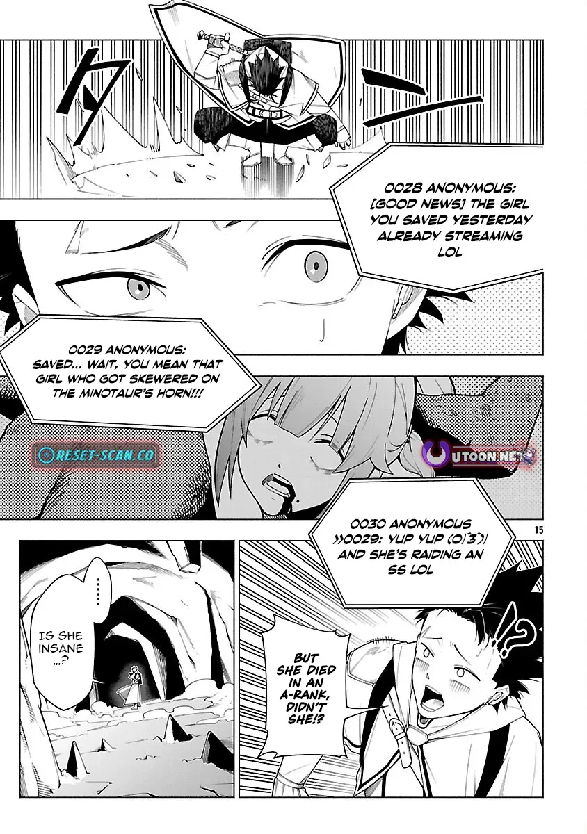 Dungeon” I Helped Someone and Went Viral Without Knowing It “Gameplay Chapter 7 page 16 - 