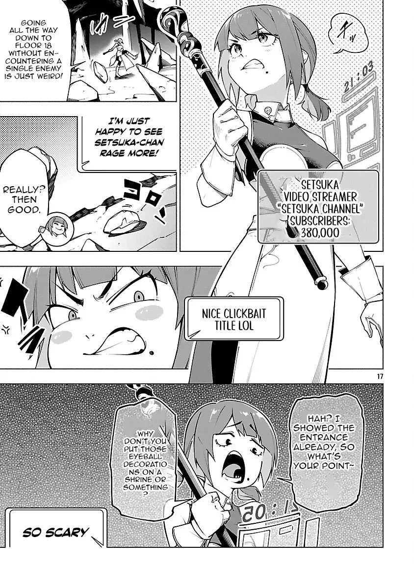 Dungeon” I Helped Someone and Went Viral Without Knowing It “Gameplay Chapter 7 page 18 - 