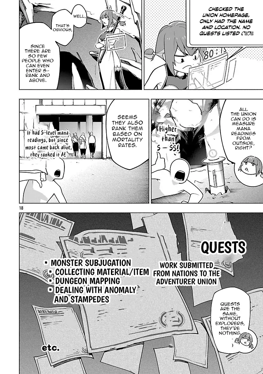 Dungeon” I Helped Someone and Went Viral Without Knowing It “Gameplay Chapter 7 page 19 - 