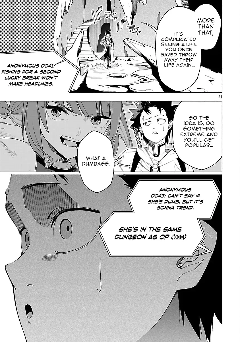 Dungeon” I Helped Someone and Went Viral Without Knowing It “Gameplay Chapter 7 page 22 - 
