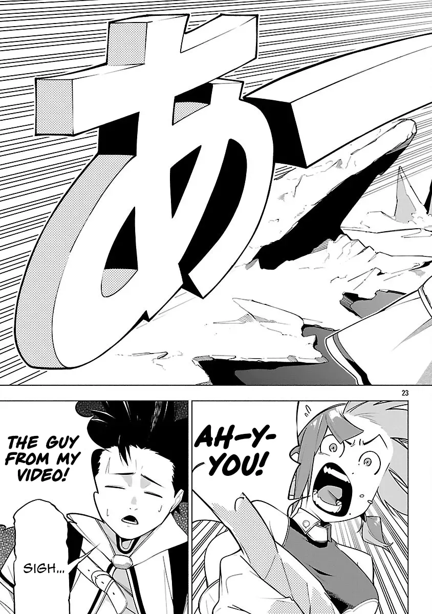 Dungeon” I Helped Someone and Went Viral Without Knowing It “Gameplay Chapter 7 page 24 - 